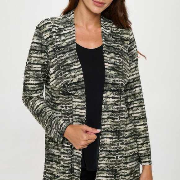 Ity Contrast Cardigan - Picture 1 of 6